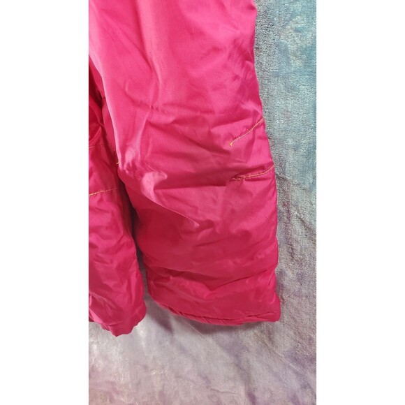 Pink Platinum Snow Bib Adjustable Straps Snow Suit Pink Yellow Girls Size 2T - Picture 8 of 10